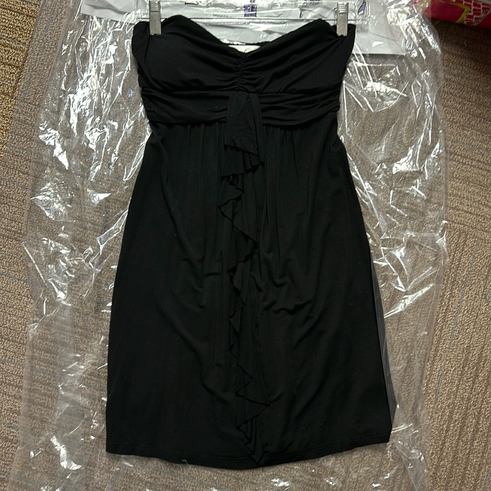 Lush black mini dress or tunic top. Size small. Excellent condition.